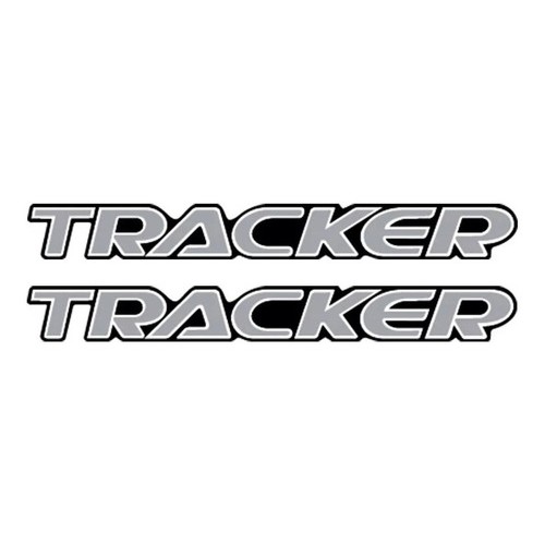 Par Emblemas Tracker Adesivo Resinado Para Chevrolet Tracker