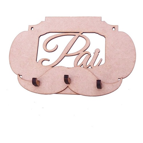 Kit - 40 Porta Chave Pai Bigode Lembrancinha Lembrancinha Presente DiaDos Pais Papai - Amoratto