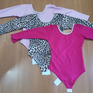 Body Infantil Menina Manga Longa E Manga Curta Com Perolas No Gola Lisa E Estampado Mini Diva Moda Blogueirinha 2 4 6 8 Anos