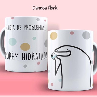 Caneca Porcela Frases Divertidas Flork Amor Amizade Shopee Brasil