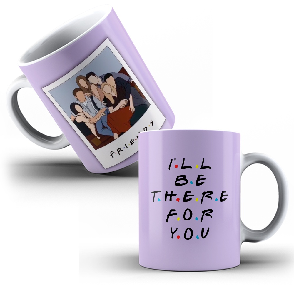 Caneca Porcelana Personalizada Série Friends em Oferta na Shopee