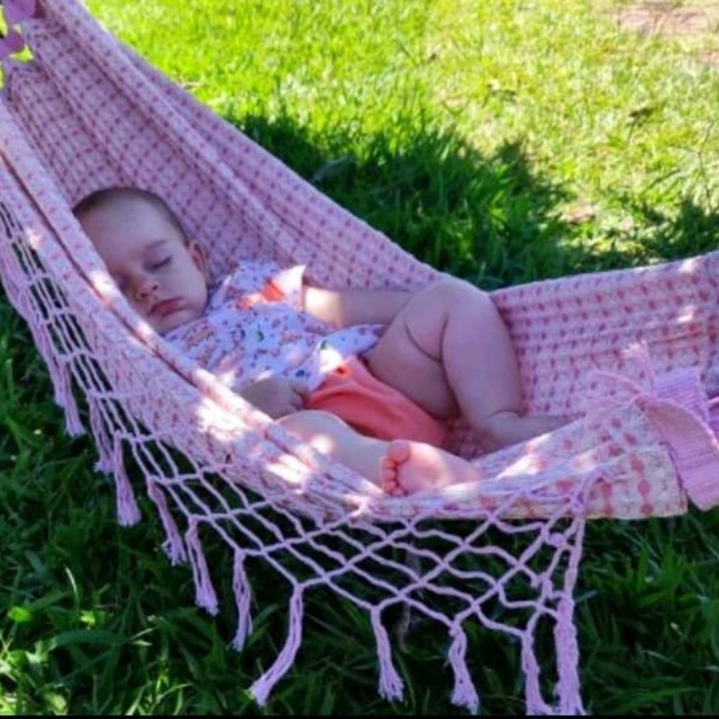 Rede de Dormir Descansar para Berço Bebe Nenem Recem Nascido Menina Garota Resistente Confortavel Ideia Presente