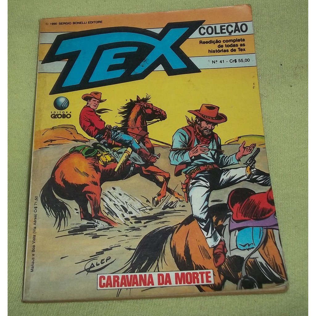 Gibi Tex nº 41 -  Junho de 1990 -  Caravana da Morte  - Editora Globo