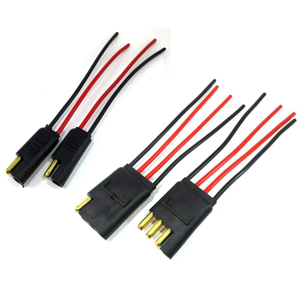 Conector 2 e 4 Vias com Fio 1,5 MM Chicote Plug Para Caixa Home Theater Ligações Som Automotivo