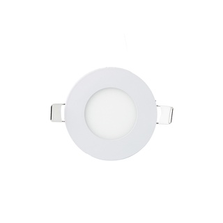 Painel Plafon Led 3w Redondo Embutir - Branco Quente Decoração Casa Loja