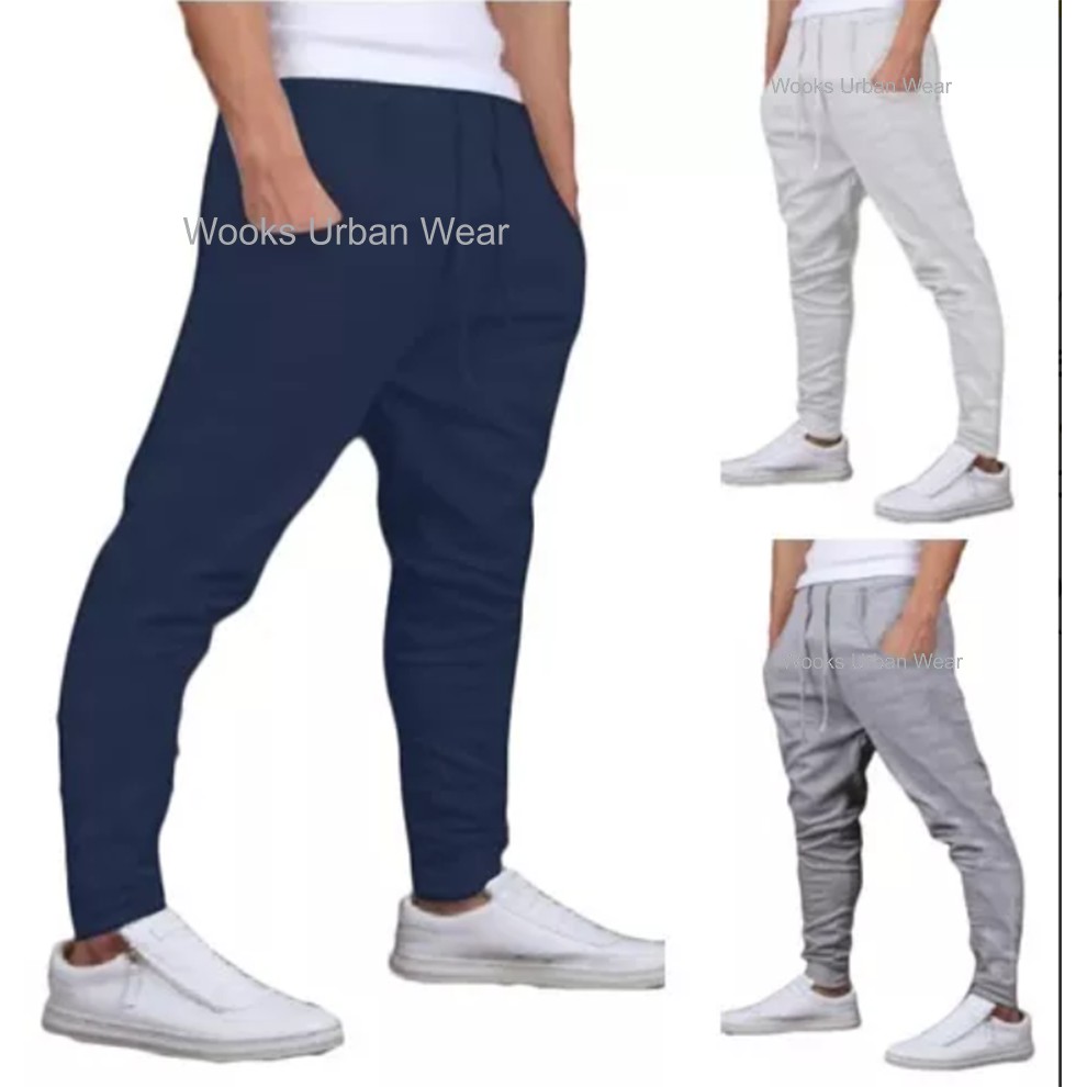 Kit 04 Calças Moletom Masculina Saruel Skinny Sport M5