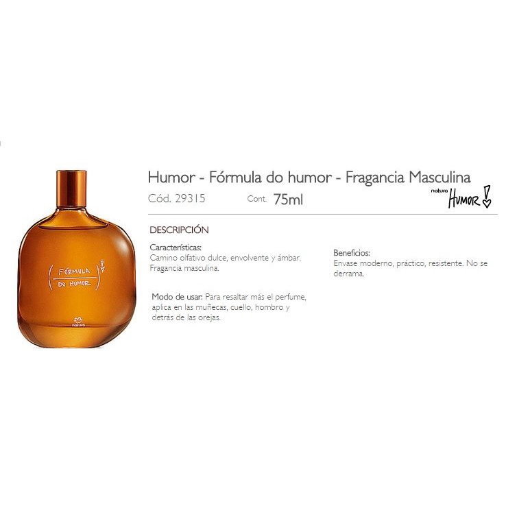 Colonia Formula do Humor 75 ml - Raridade | Shopee Brasil