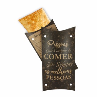 100 - Caixa Embalagem Pastel Delivery Viagem Preta Al-g04 pastel em Oferta na Shopee