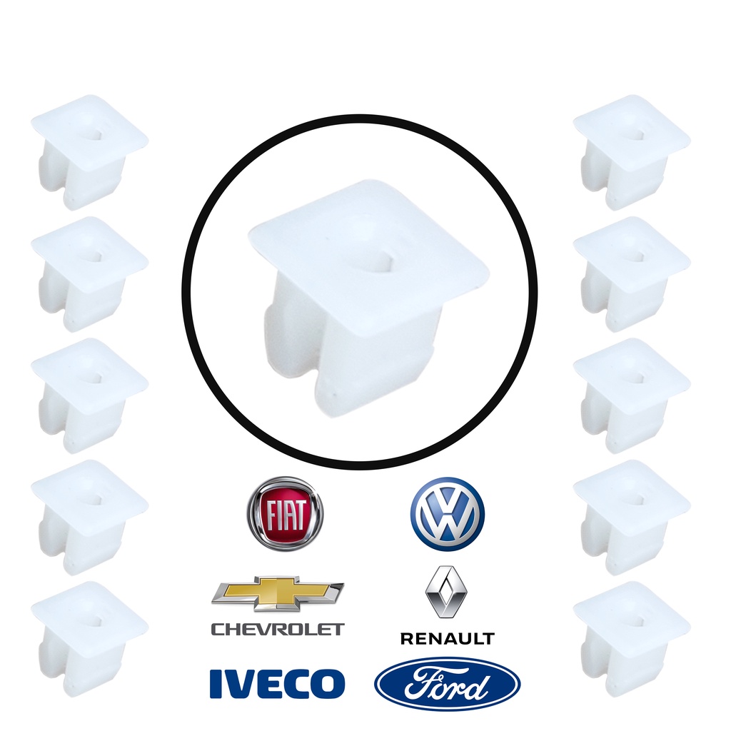 Buchas Do Alto Falante Placa De Forração Interna Volkswagen 10, 20 Ou 50