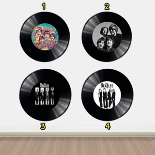 Disco  the beatles banda de rock LP Decorativo em Oferta na Shopee