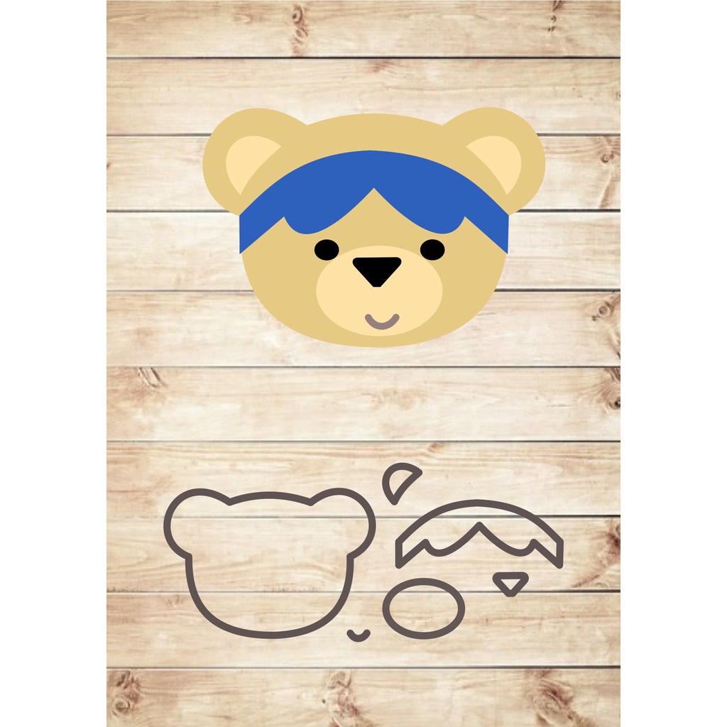 cortador ursinho aviador Promoção