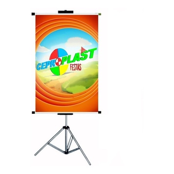 Porta Banner C/ Garras 1,80m  Suporte Pedestal Tripé + em Oferta na Shopee