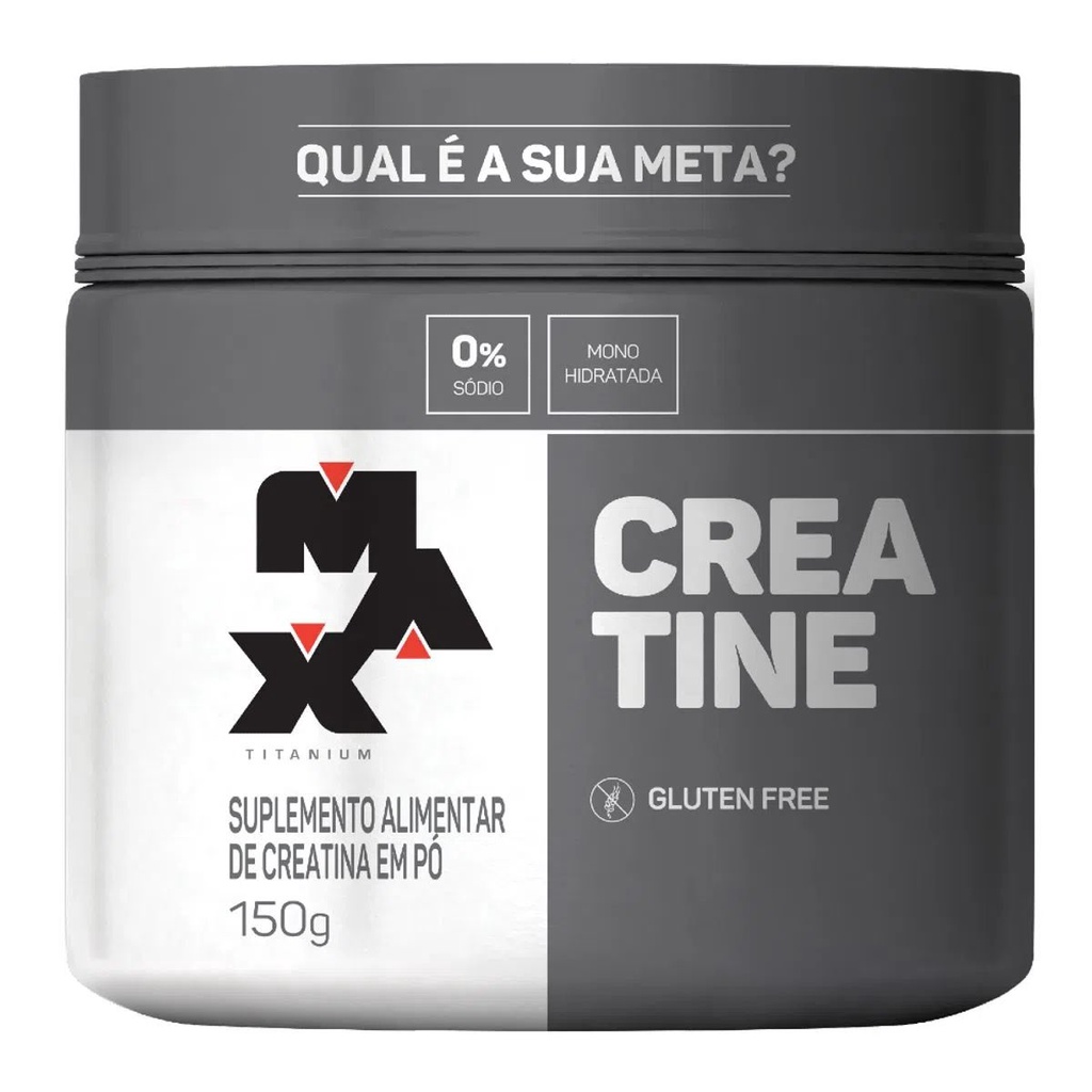 Creatina Monohidratada 150g e 300g 100% Pura - Max Titanium