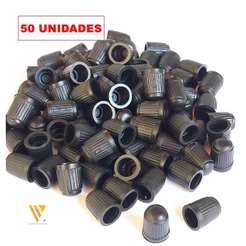 Tampinha Bico Pneu C/50 Unid Bike Carro Motos