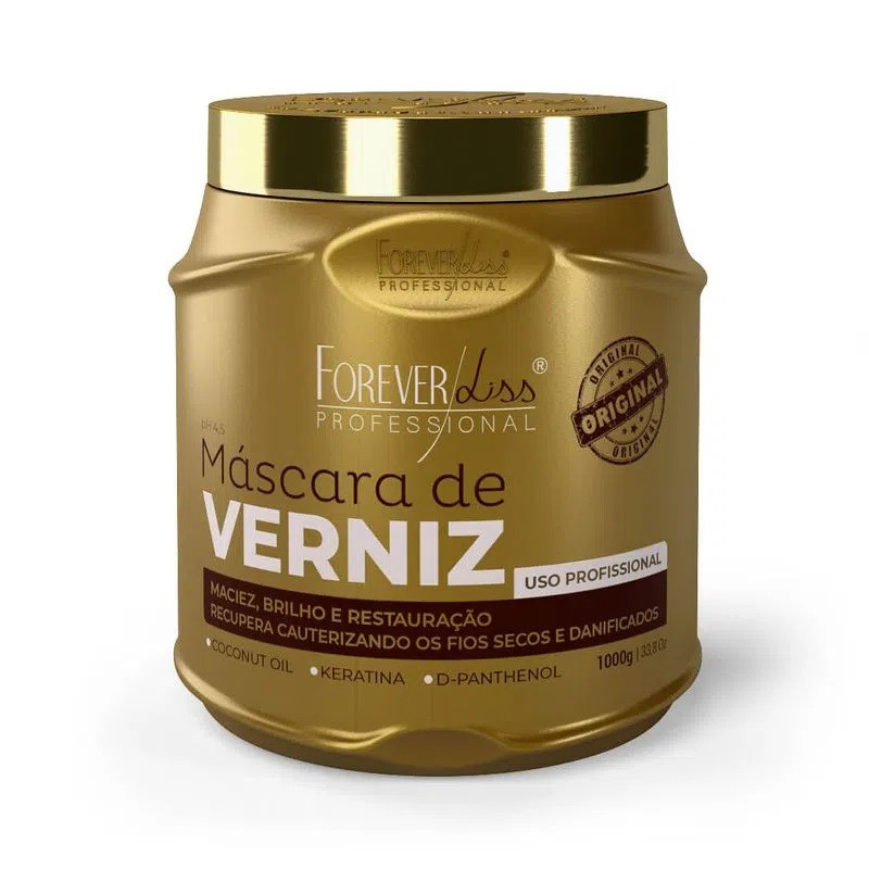Máscara Banho de Verniz 1kg Forever Liss