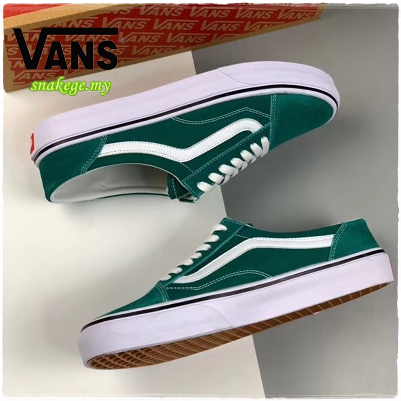 vans verde escuro
