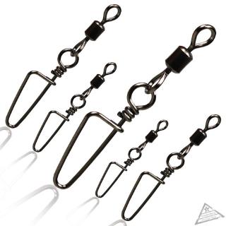 Sougayilang 10pçs Conector De Aço Inoxidável Para Pesca