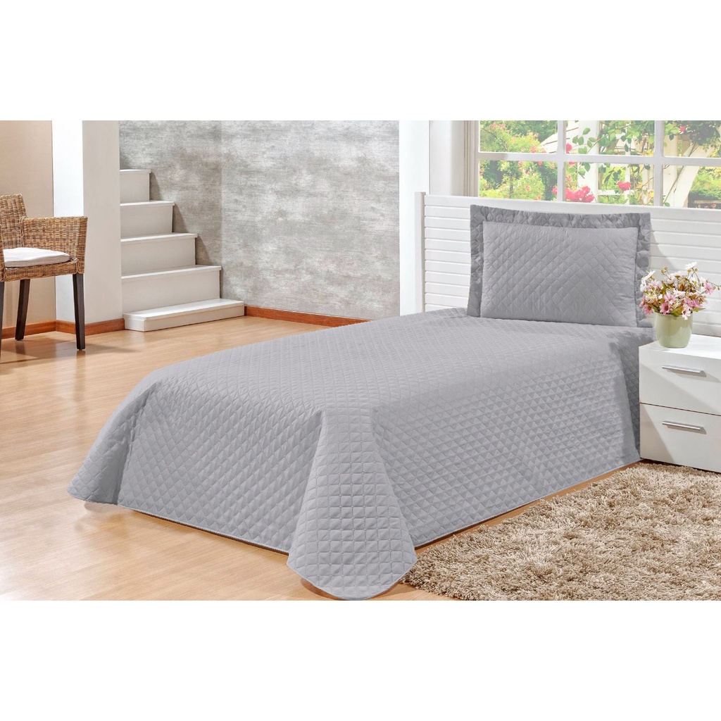 Colcha Cobre Leito Solteiro Menino / Menina Preço Baixo 2 Peças 170 Fios Matelasse em Oferta na Shopee