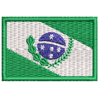 Patch Bordado Termocolante OU Velcro® - Bandeira Paraná