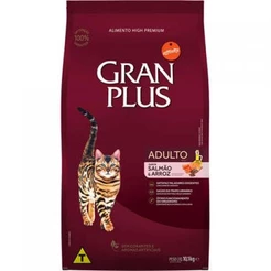 Ração Gran Plus Gatos Ad Salmão E Arroz 10,1Kg