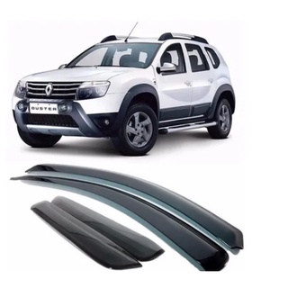Calha de Chuva Fumê JG Completo para o RENAULT DUSTER - Ano de aplicação 11 À 19 - 4 portas