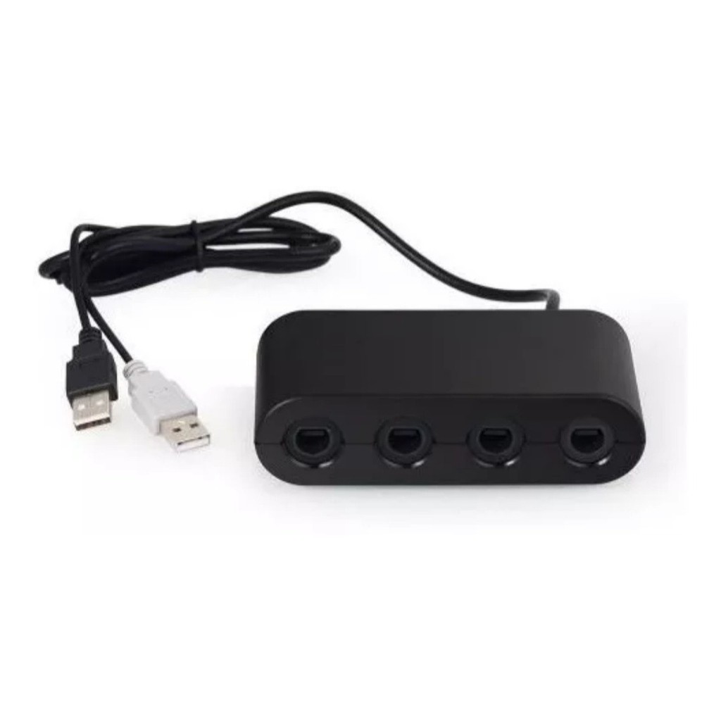 Adaptador Usb Para 4 Controles Game Cube P/ Wiiu, Pc, Switch