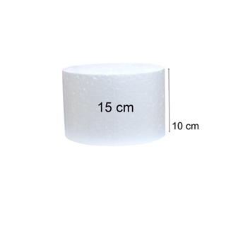 Base P/ Bolo Fake 15 Cm x 10 Cm De Isopor EPS Maciço em Oferta na Shopee