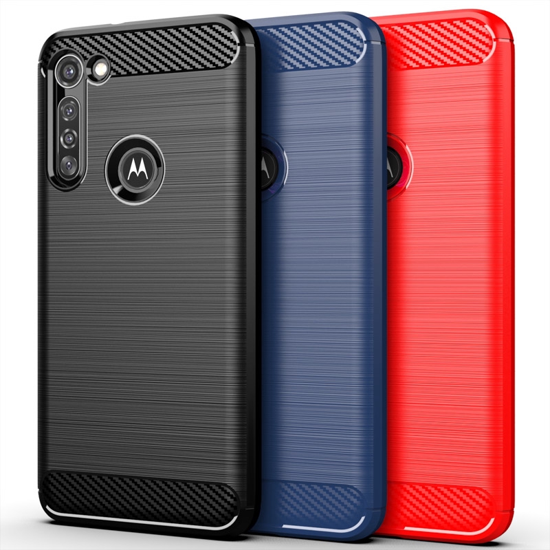 Carbon Fiber Case For Moto G8 Power Lite G5S Plus G7 G6 G8 Plus G7 G8