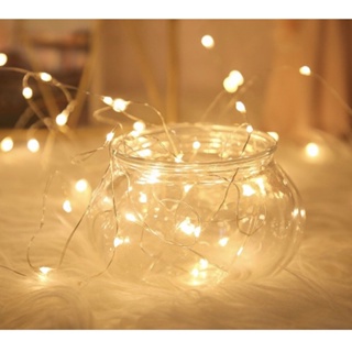 Fio De Led 2 metros Fada Para Decoração De Natal / Ano Novo / Natal / Casamento de Bateria em Oferta na Shopee
