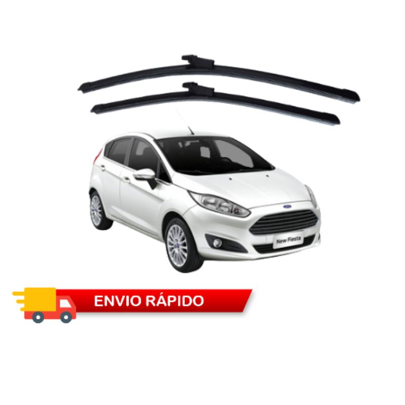 Par Palheta Limpador Parabrisa Dianteiro Ford New Fiesta 2013 2014 2015 2016 2017 em Oferta na Shopee