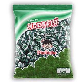 Bala de Hortelã Dura 600g - Dimbinho