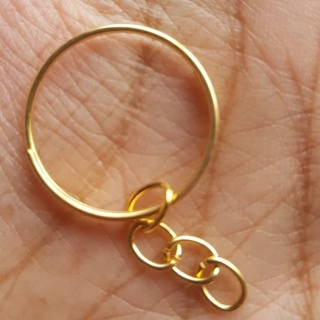 50 argolas de chaveiro CORRENTE DOURADO COM ARGOLA SIMPLES para chaveiro em artesanato e itens diversos em Oferta na Shopee
