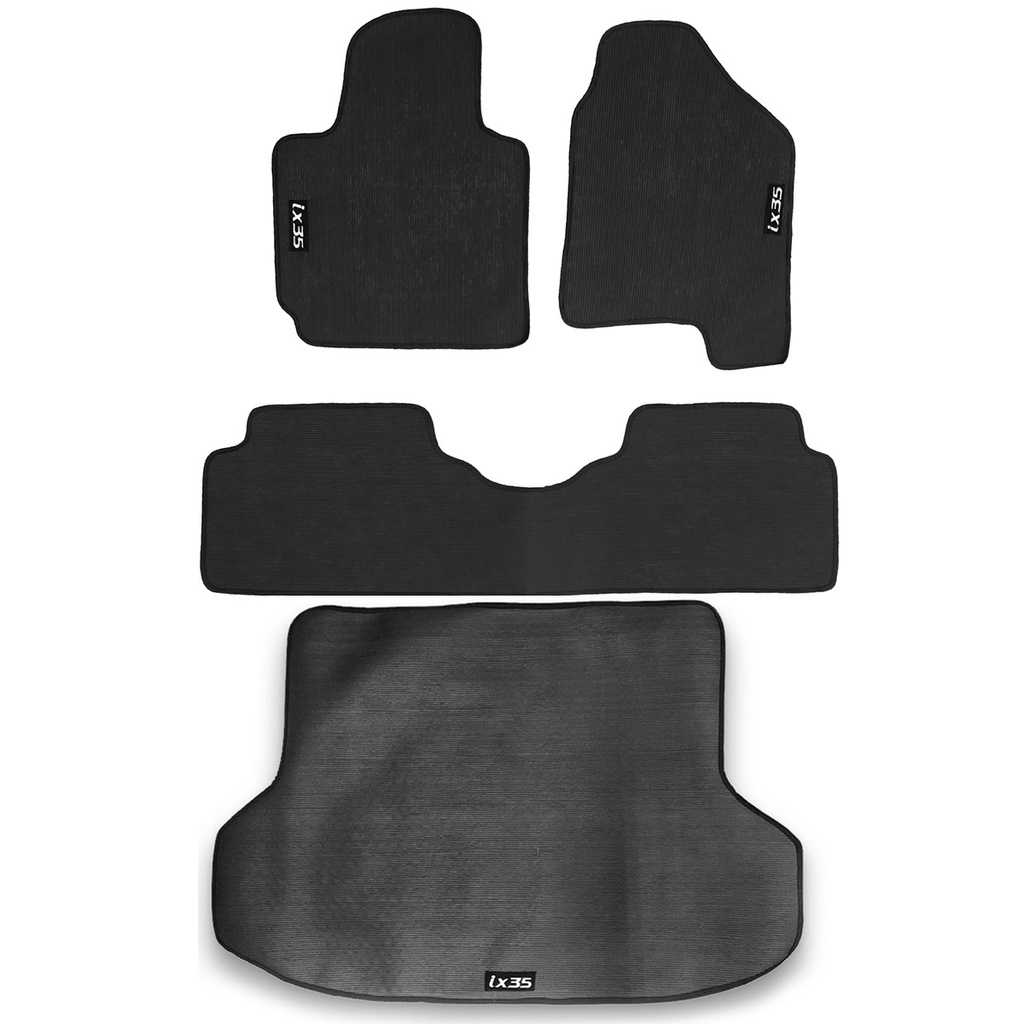 Kit Tapete Borracha PVC Ix35 2011 Até 2019 + Mala Ix35 2011 Até 2019 Novidade Novo