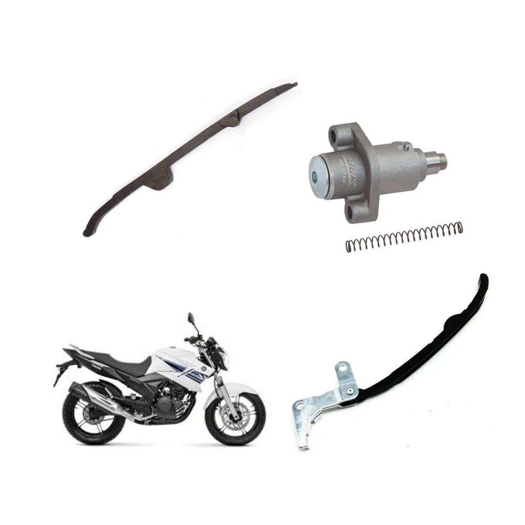 Kit Acionador Corrente Comando Fazer 250 Lander Guia Tensor em Oferta na Shopee