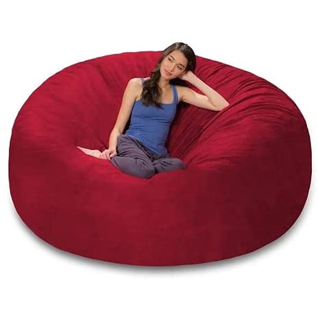 Puff Gigante suede 120x20 sem enchimento envio imediato