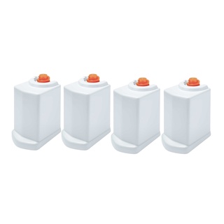 Conjunto Pé Nivelador Fogão Consul W10402555 CF350AR CF350BB CF350A CF250A CF150A CF676ABUNA Branco Original