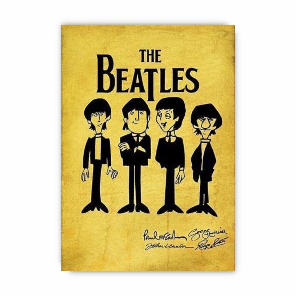 Placa Decorativa The Beatles - Bandas de Rock | Shopee Brasil