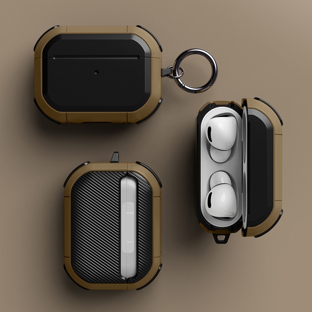 Capa Para AirPods pro 3 Caso TPU PC Anti-Queda 4 3 2 Fone De Ouvido Sem Fio Com Chaveiro