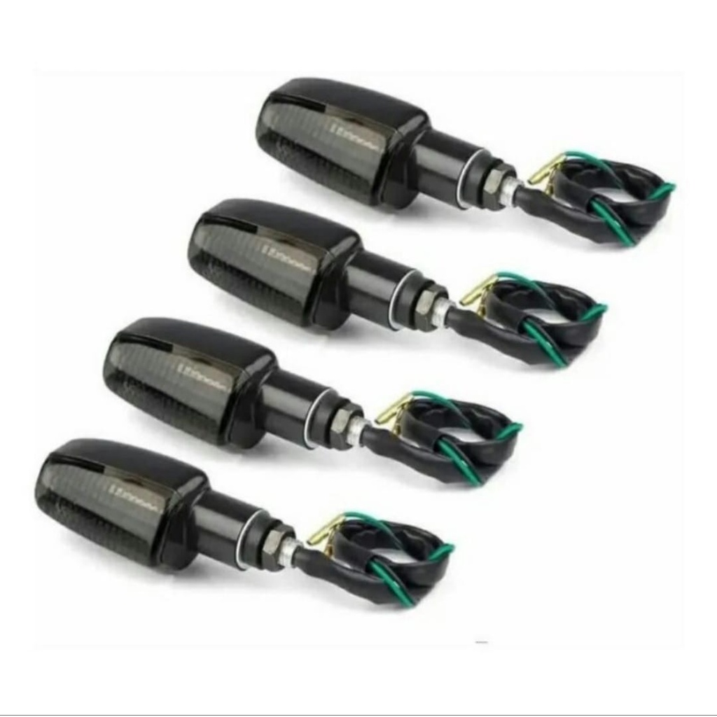 Kit Combo 4 Pisca Completa Cg Titan Fan 125 150 Cbx200/Xr300 Lente Fume