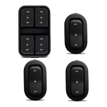 Kit De Botão Vidro Elétrico Âmbar GM Chevrolet PRISMA 2012