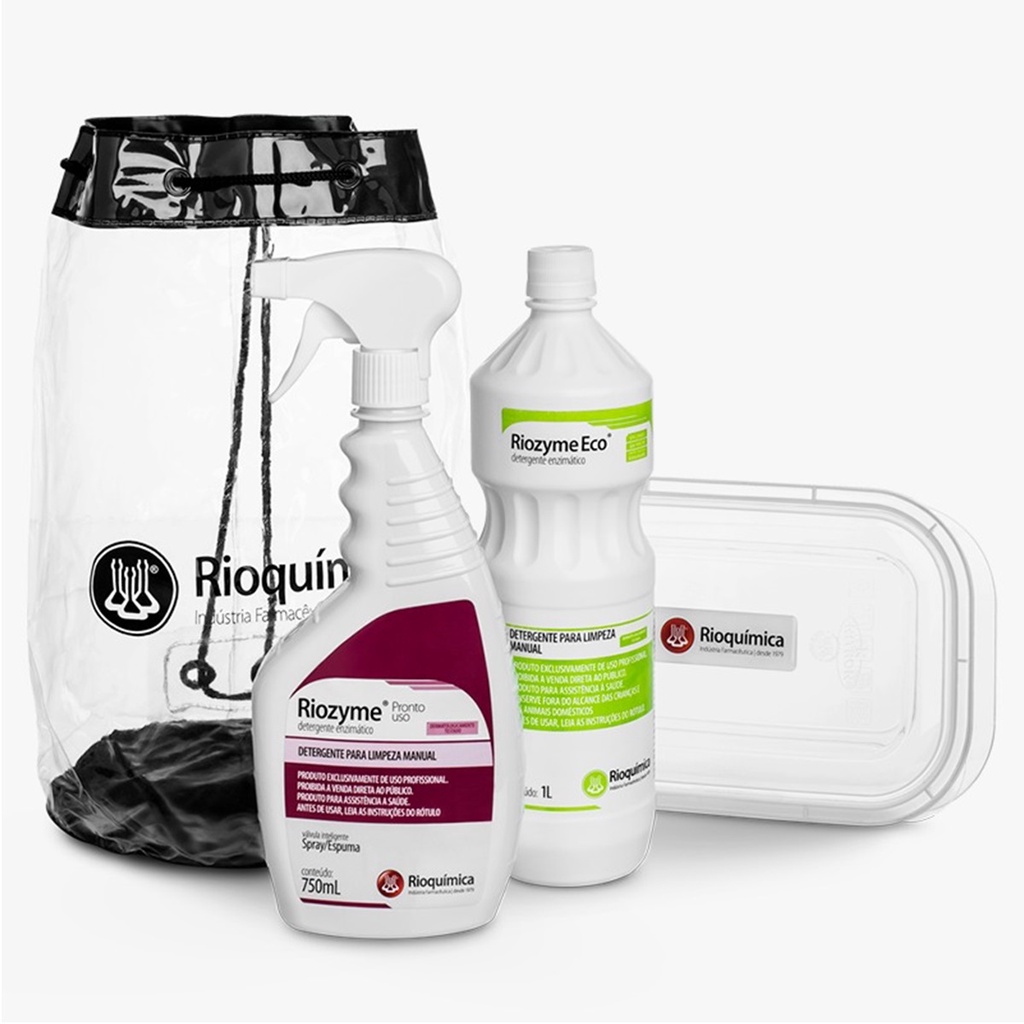 Detergente Enzimático Riozyme Eco Kit + Embalagem P/ Pré Lavagem em Oferta na Shopee