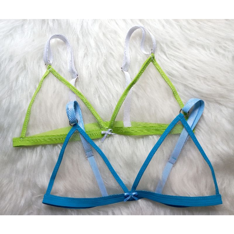 Sutiã Bralette Tule ilusion Colors em Oferta na Shopee