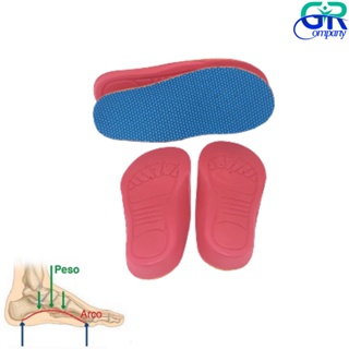 Par de Palmilha Ortopédica Infantil Pé Plano Joelho Valgo em Oferta na Shopee