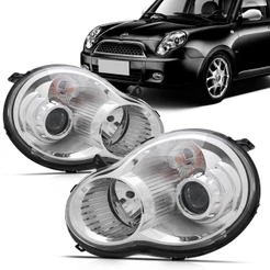 Farol Lifan 320 Foco Duplo Cromado