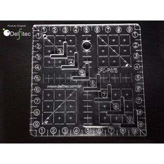 Regua Gabarito Caixa de Leite Patchwork 10x10 Caixinha de Leite 10cm Acrilico Cristal em Oferta na Shopee