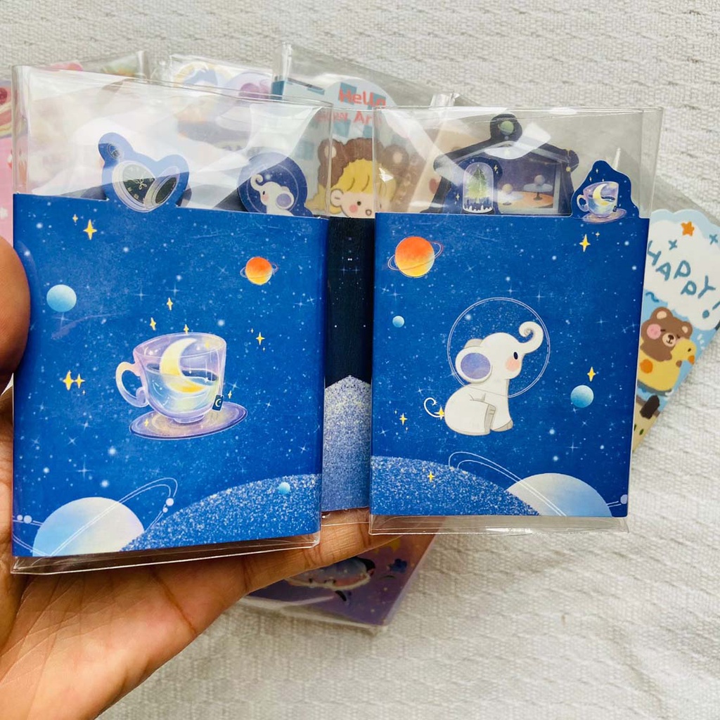 Bloco Adesivo Sticker Book MemoPad Autoadesivo