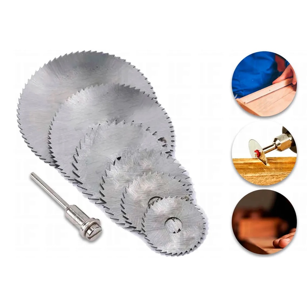 Kit Para Micro Retifica Disco Corte Serra Haste - Home & Living