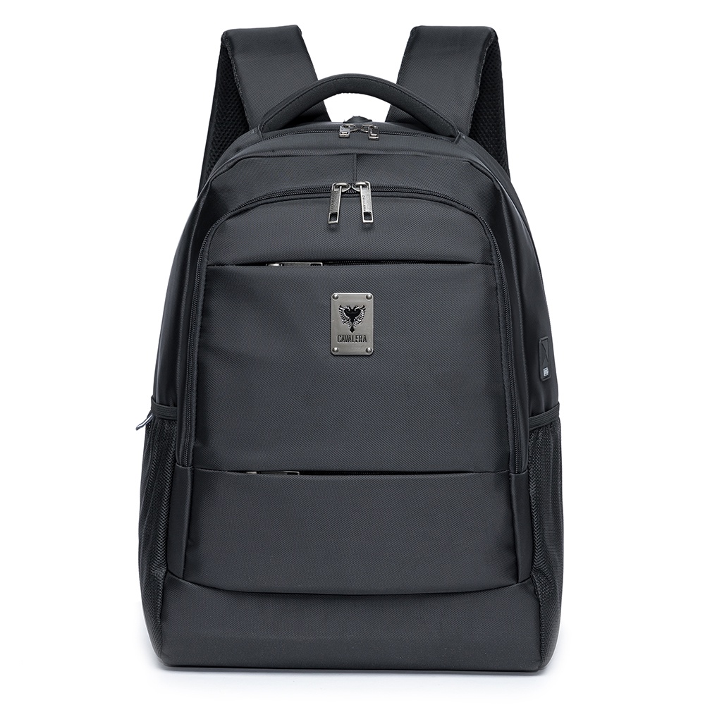 Mochila Cavalera Executiva Masculina Reforçada Notebook Preta - Men Bags