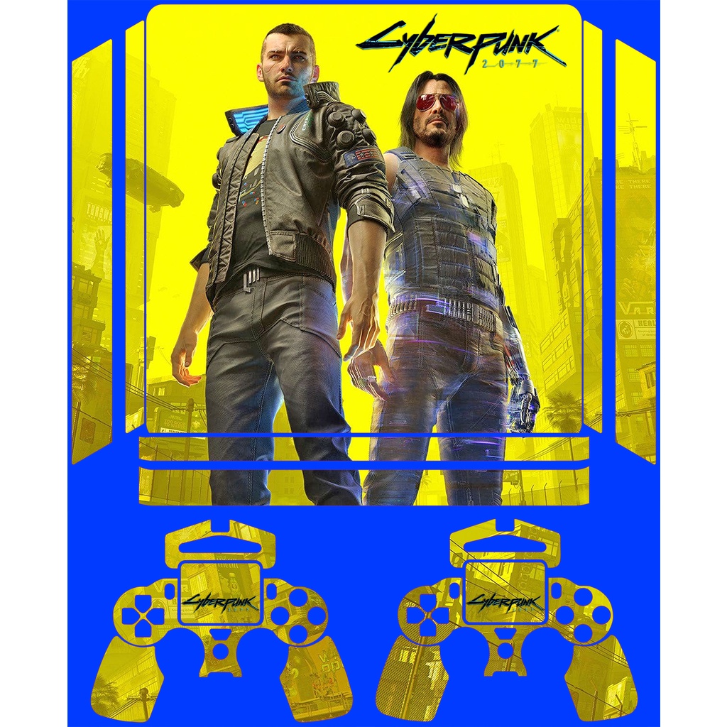 Skin Adesiva PS4 Slim - Cyberpunk 2077