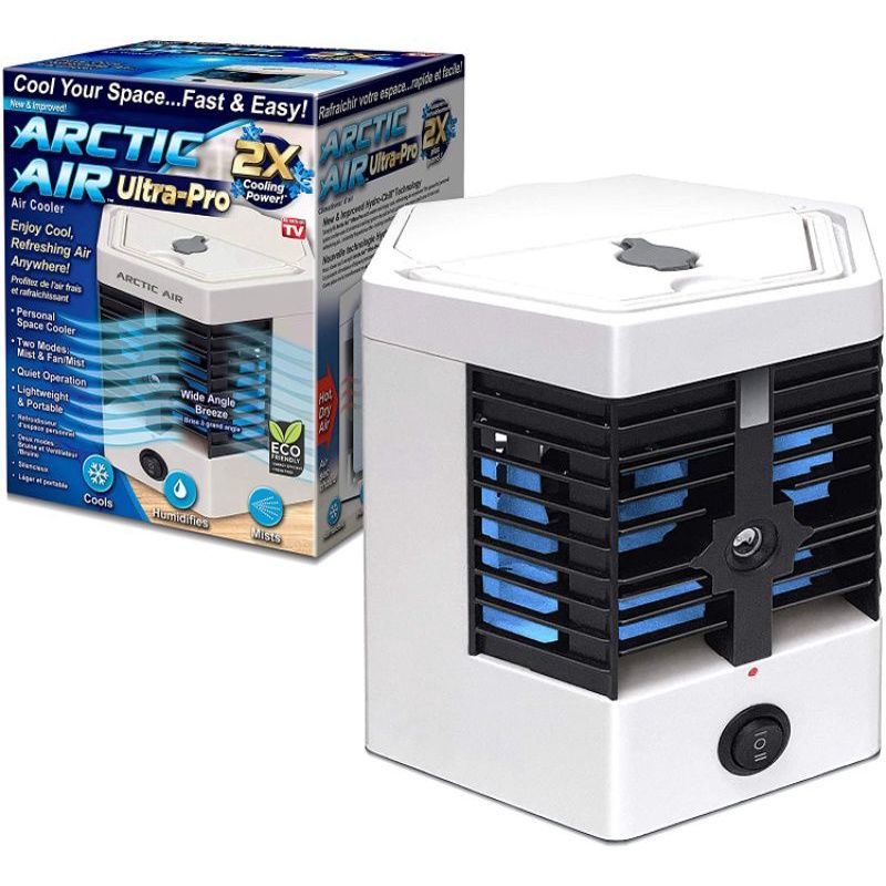 Míni ar-condicionado Portátil Airctic Air Ultra cooler umidificador climatizador Luz Led
